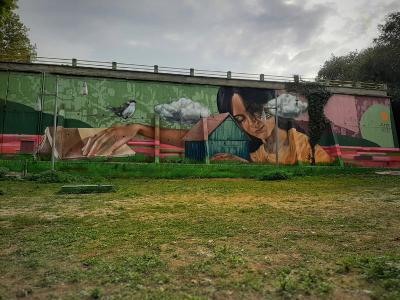 Ο Σύλλογος “Φίλοι του ποταμού Τριπόταμου Βέροιας» για την γιγαντοζωγραφική-τοιχογραφία στο ποτάμι