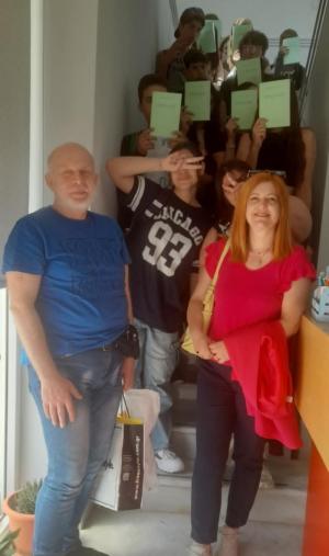 Με τον ποιητή Δημήτρη Παπαστεργίου συναντήθηκαν μαθητές Γυμνασίου, στη Δημοτική Βιβλιοθήκη Μακροχωρίου