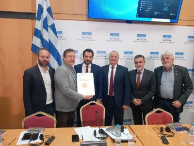 Ο Τάσος Μπαρτζώκας ως επικεφαλής της ελληνικής Αντιπροσωπείας του Ελληνικού Κοινοβουλίου υποδέχθηκε Αντιπροσωπεία Γερμανών Βουλευτών