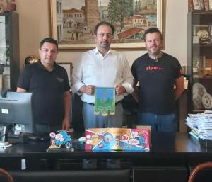 Το Vespa Club Veria στον Δήμαρχο Βέροιας Κώστα Βοργιαζίδη