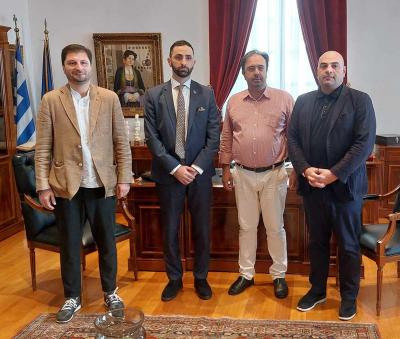 Τον Υπουργό Δικαιοσύνης της Δημοκρατίας της Αμπχαζίας υποδέχθηκε ο Δήμαρχος Βέροιας