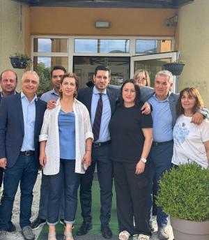 Στη Δράμα ο Λάζαρος Τσαβδαρίδης με κλιμάκιο της ΝΔ για τις ευρωεκλογές