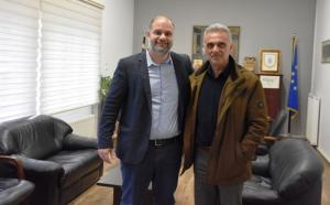 Εθιμοτυπική επίσκεψη μέλους της Ελληνικής Ολυμπιακής Επιτροπής στον Δήμαρχο Νάουσας