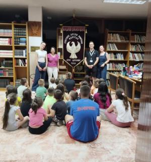 Οι μικροί μαθητές του ΚΔΑΠ Δήμου Νάουσας επισκέφθηκαν την Εύξεινο Λέσχη Ποντίων