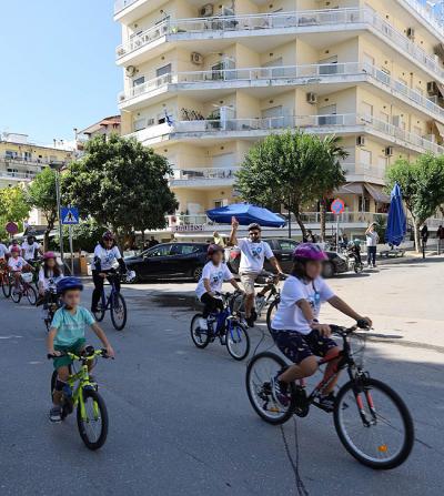 Μεγάλη συμμετοχή στην Ποδηλατοδρομία του Δήμου Βέροιας για την «Ημέρα Χωρίς Αυτοκίνητο»