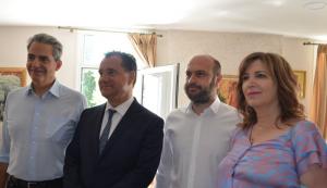 Συνάντηση της Δημάρχου Σκύδρας Κατερίνας Ιγνατιάδου με τον Άδωνη Γεωργιάδη και τον Άγγελο Συρίγο