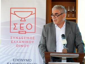 Παρουσίαση των προτεραιοτήτων του Συνδέσμου Ελληνικού Οίνου από τον νεοκλεγέντα Πρόεδρο, Στέλλιο Μπουτάρη