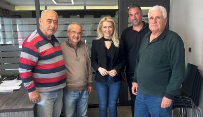 Επίσκεψη της Λίνας Τουπεκτσή στον Αγροτικό Συνεταιρισμό «Νέος Αλιάκμων»