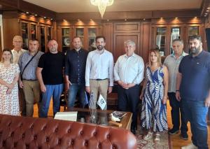 Επίσκεψη του Δημήτρη Νατσιού στο Επιμελητήριο Ημαθίας