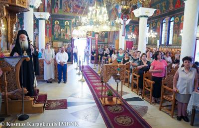 Ο Μητροπολίτης Βεροίας συνεχίζει την ποιμαντική περιοδεία σε Ναούς της Παναγίας