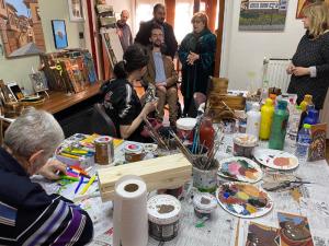 Επίσκεψη Στέλιου Κυμπουρόπουλου στο ΚΕΜΑΕΔ Βέροιας / Έκθεση φωτογραφίας στην Ιαπωνία με "Ανθισμένες Ροδακινιές";