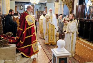 Εορτασμός του Αγίου Αθηναγόρου στον Μητροπολιτικό Ναό της Βεροίας. Ονομαστήρια του Πρωτοσυγκέλλου Αρχιμ. Αθηναγόρα Μπίρδα.