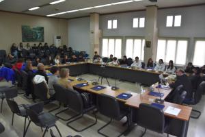 Επίσκεψη μαθητών από το Γυμνάσιο Αποστόλου Παύλου Πάφου στο Δημαρχείο Νάουσας