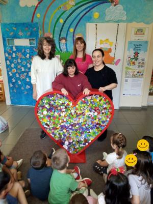 Καπάκια από τα μαθητούδια του 9ου νηπιαγωγείου Νάουσας