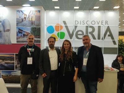 Η Συντονίστρια του Γραφείου του Πρωθυπουργού στο σταντ του Δήμου Βέροιας στην 40η Philoxenia