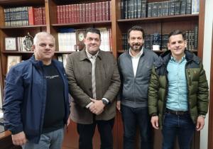 Συνάντηση του Τάσου Μπαρτζώκα με εκπροσώπους της Ένωσης Στρατιωτικών Κεντρικής Μακεδονίας, για μισθολογικά και συνταξιοδοτικά ζητήματα