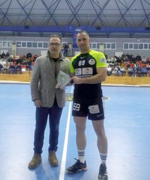 Τιμήθηκε ο Σταύρος (Στηβ) Παπαδόπουλος για την προσφορά του στο χάντμπολ