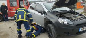 Διάσωση παγιδευμένου σκύλου από κλιμάκιο του Δημοτικού Κτηνιατρείου Νάουσας