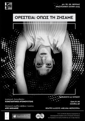 Την Παρασκευή στο άλσος της Βέροιας «Ορέστεια: Όπως τη Ζήσαμε»