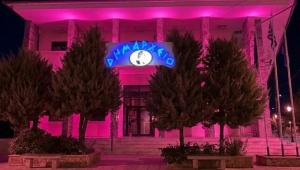 Φωταγώγηση του Δημαρχείου Αλεξάνδρειας αύριο Παρασκευή για το μήνα κατά του καρκίνου του μαστού