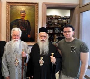 Ο εκπρόσωπος του Οικουμενικού Πατριαρχείου επισκέφθηκε το Βλαχογιάννειο Μουσείο Βέροιας