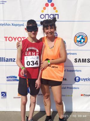 Ο Αριστείδης Τσιάτσης του "Εν Σώματι Υγιεί" Βέροιας στο Πανελλήνιο Πρωτάθλημα Στίβου ΑμεΑ Νέων/Νεανίδων 2023