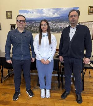 Αθλήτρια του Judo από τον σύλλογο Φίλιππος Αμυνταίου στο Δήμαρχο Βέροιας