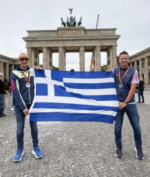 Στον διάσημο  Μαραθώνιο του Βερολίνου οι Βεροιώτες Νίκος Παπανώτας και Πέτρος Μηνάς