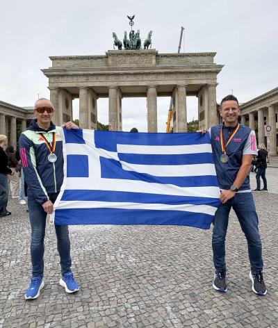 Στον διάσημο  Μαραθώνιο του Βερολίνου οι Βεροιώτες Νίκος Παπανώτας και Πέτρος Μηνάς