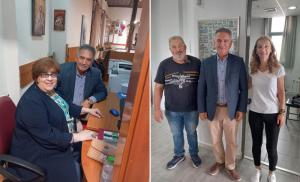 Στο ΚΕΜΑΕΔ Μέριμνας ΑμεΑ Βέροιας και στα "Παιδιά της Άνοιξης" ο Θεόφιλος Τεληγιαννίδης