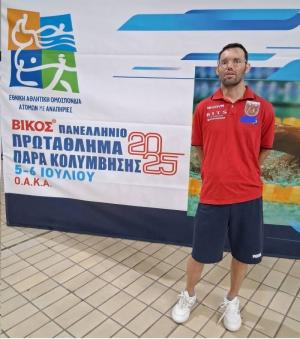 Αξιοπρεπής εμφάνιση του Διαμαντόπουλου στο ΒΙΚΟΣ Πανελλήνιο Πρωτάθλημα Παρα Κολύμβησης 2025
