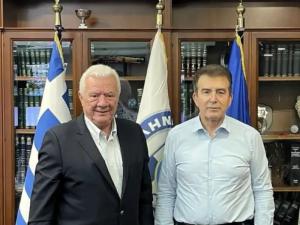 Επίσκεψη του Δημάρχου Αλεξάνδρειας στον Υπουργό Προστασίας του Πολίτη Μιχάλη Χρυσοχοΐδη, για ζητήματα ασφάλειας και συνεργασίας