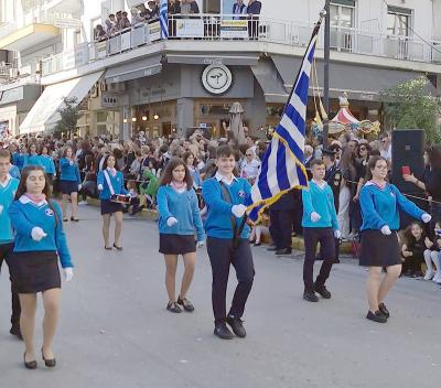 Με ηλιόλουστο καιρό γιορτάστηκε η επέτειος της 28ης Οκτωβρίου στη Βέροια