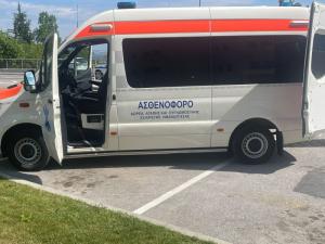 Δωρεά ζωής στο Νοσοκομείο Βέροιας: Γυναίκα προσέφερε ασθενοφόρο στη μνήμη του συζύγου της