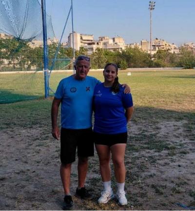 4η η Ριάνα Νικολοπούλου στο μίτινγκ ρίψεων "Σπανίδεια"