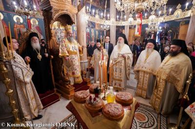 Δισαρχιερατικός Πανηγυρικός Εσπερινός της Ζωοδόχου Πηγής στην Ιερά Μονή Παναγίας Δοβρά