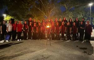 Στην αφή της «Φλόγας της Αγάπης» συμμετείχε η νεανική χορωδία «Μελισσάνθη» Αλεξάνδρειας