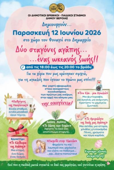 Γιορτή Παιδικών-Βρεφικών Σταθμών Δήμου Βέροιας αφιερωμένη στους γονείς