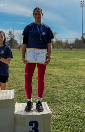 Δύο μετάλλια η Δέσποινα Κολέτσα του "ΟΚΑ-Βικέλας" Βέροιας στο κύπελλο ρίψεων