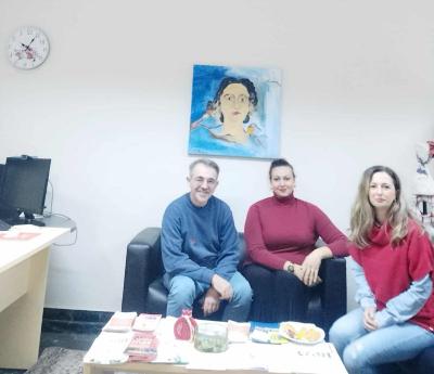 Επίσκεψη του Προϊσταμένου του Γραφείου Αντιμετώπισης Ενδοοικογενειακής Βίας του Α.Τ. Βέροιας στο Κέντρο Συμβουλευτικής Βέροιας
