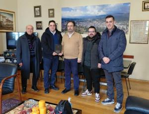 Εθιμοτυπική συνάντηση του Δημάρχου Βέροιας με τον Σύλλογο Ζαχαροπλαστών Ημαθίας