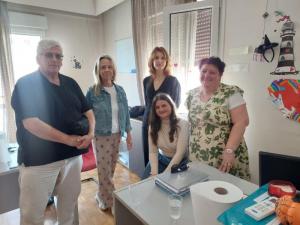 Επίσκεψη της Rita Conrads Mengewein και του Νίκου Παπαδόπουλου στην Πρωτοβουλία για το Παιδί