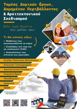 Νέες προοπτικές για τους μαθητές της Ημαθίας μέσω του Τομέα Δομικών Έργων, Δομημένου Περιβάλλοντος και Αρχιτεκτονικού Σχεδιασμού
