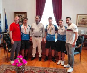 Οι κυπελλούχοι Jiu Jitsu στον Δήμαρχο Βέροιας