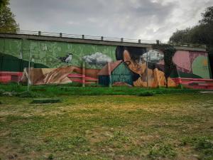 Ο Σύλλογος “Φίλοι του ποταμού Τριπόταμου Βέροιας» για την γιγαντοζωγραφική-τοιχογραφία στο ποτάμι