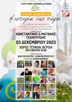 «Η ιστορία έως τώρα»: Εκδήλωση την Κυριακή από «Τα παιδιά της άνοιξης» στη Βέροια