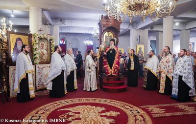 Λαμπρός εορτασμός της Παναγίας Τριχερούσης στη Μονή Δοβρά
