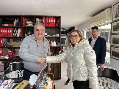 Η υποψήφια Βουλευτής Στέλλα Αραμπατζή επισκέφθηκε την εταιρεία Voulis Chemicals