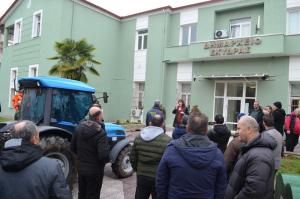 Συνάντηση της Δημάρχου Σκύδρας Κατερίνας Ιγνατιάδου με τους αγρότες