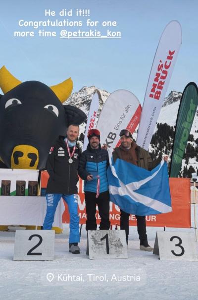 1η &amp; 3η θέση για τον Πετράκη στο Ευρωπαϊκό Κύπελλο Para Snowboard της Αυστρίας